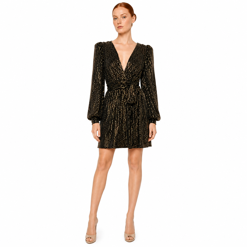 VESTIDO BRILLANTE HOMBRERAS
