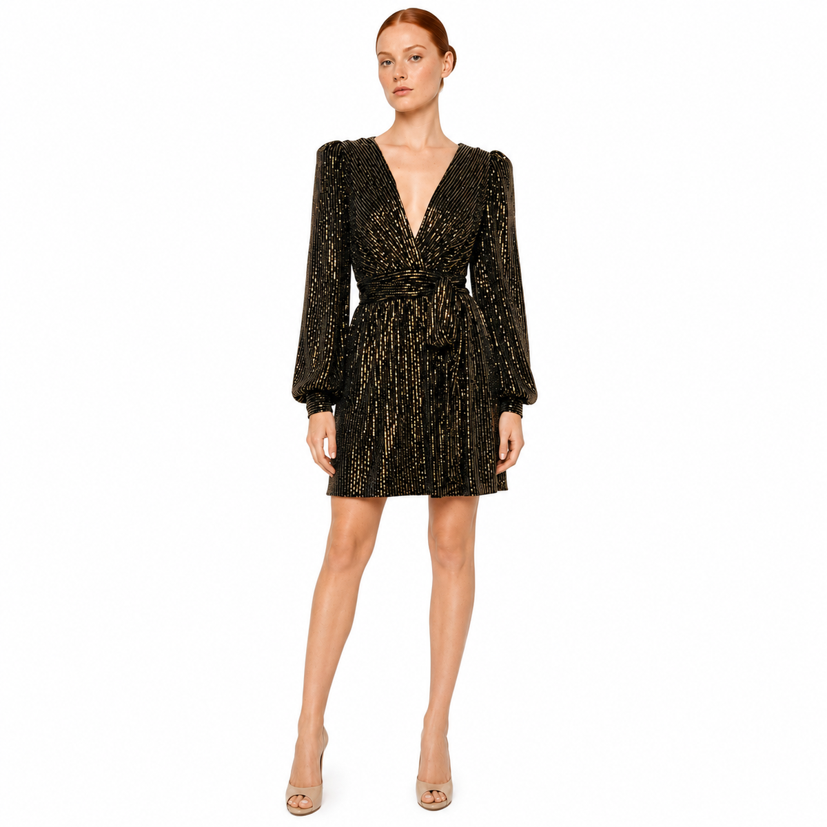 VESTIDO BRILLANTE HOMBRERAS