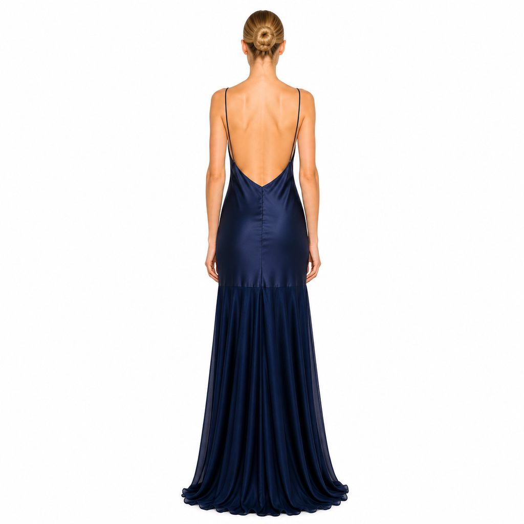 VESTIDO SEDOSO TIRAS