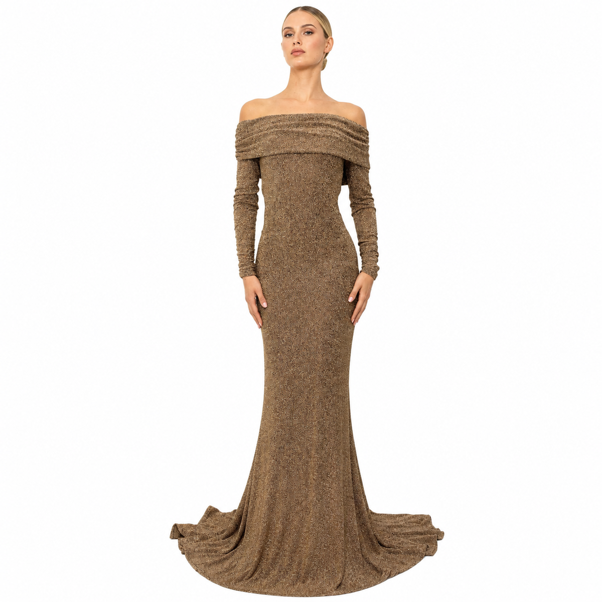 VESTIDO CUELLO BANDEJA