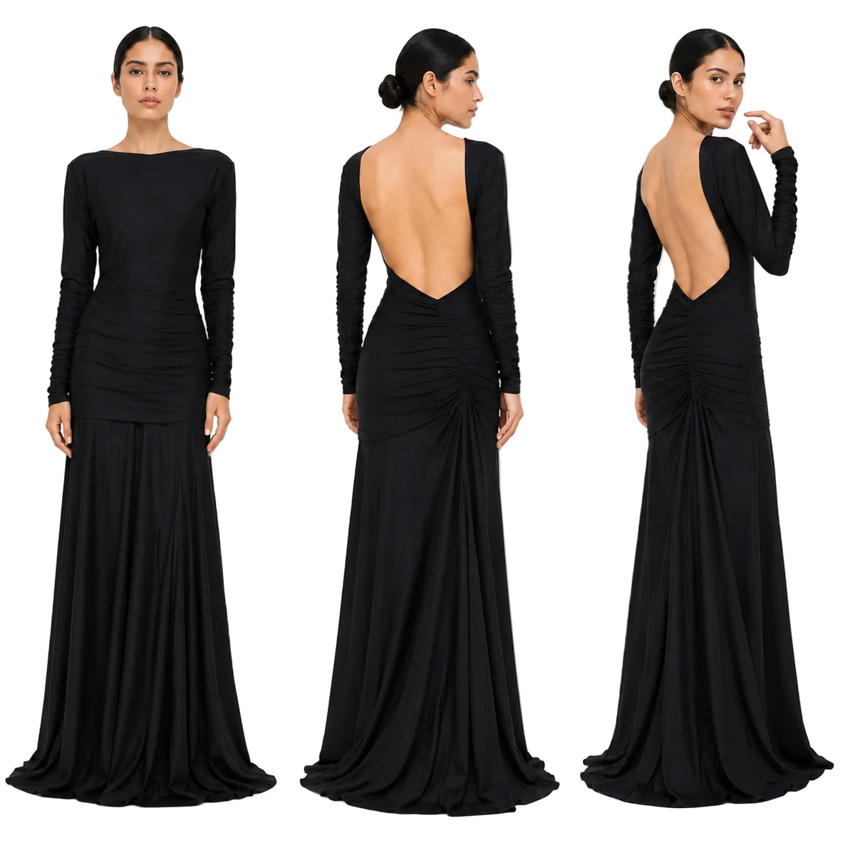 VESTIDO DISEÑO DRAPEADO