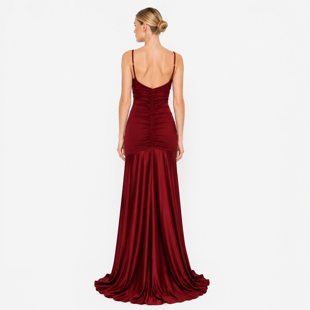VESTIDO DRAPEADO BATTI