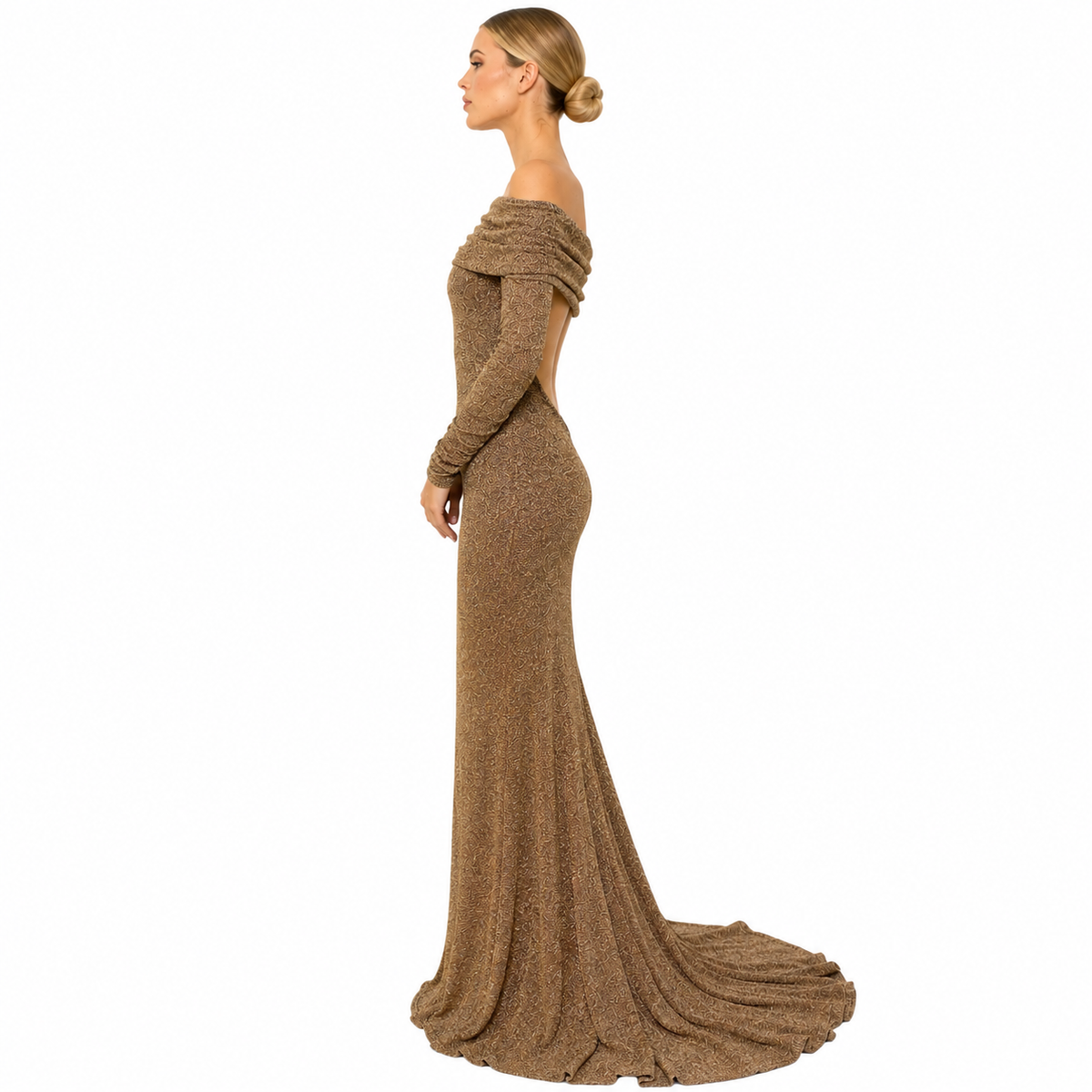 VESTIDO CUELLO BANDEJA