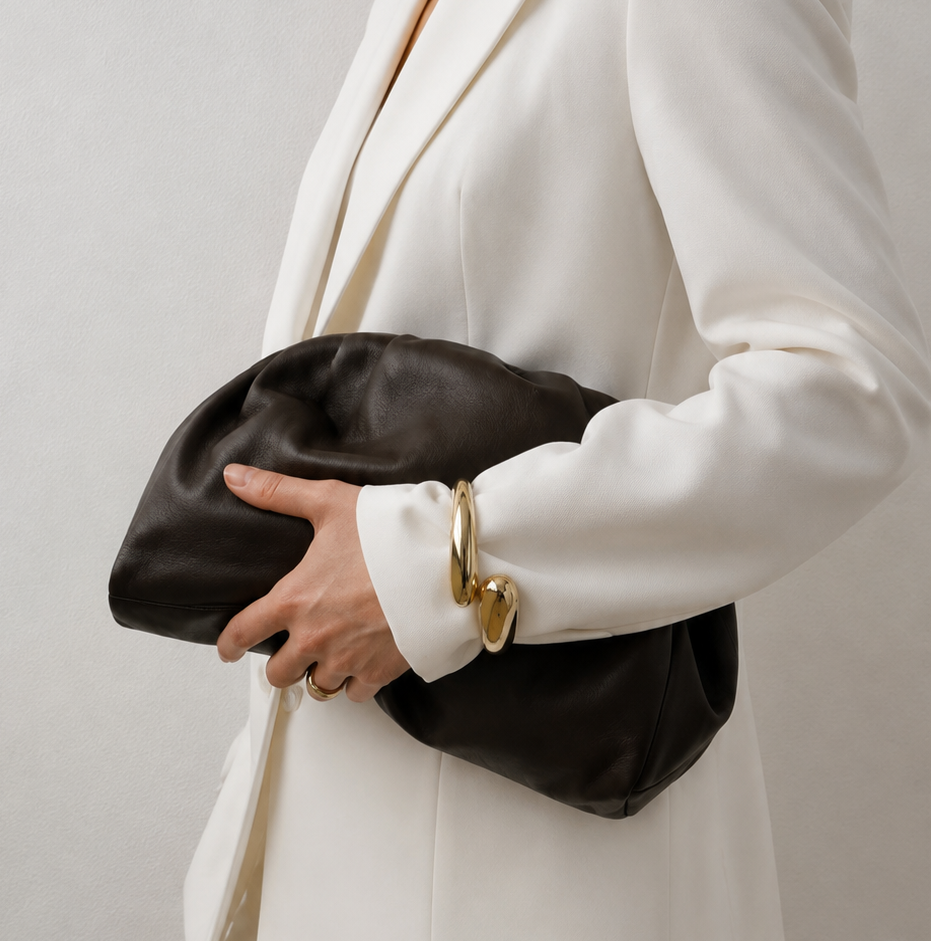 BOLSA ARRUGADA CUERINA