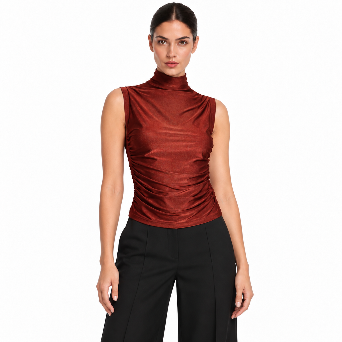 BLUSA JOHA MANGA SIZA BRILLANTE
