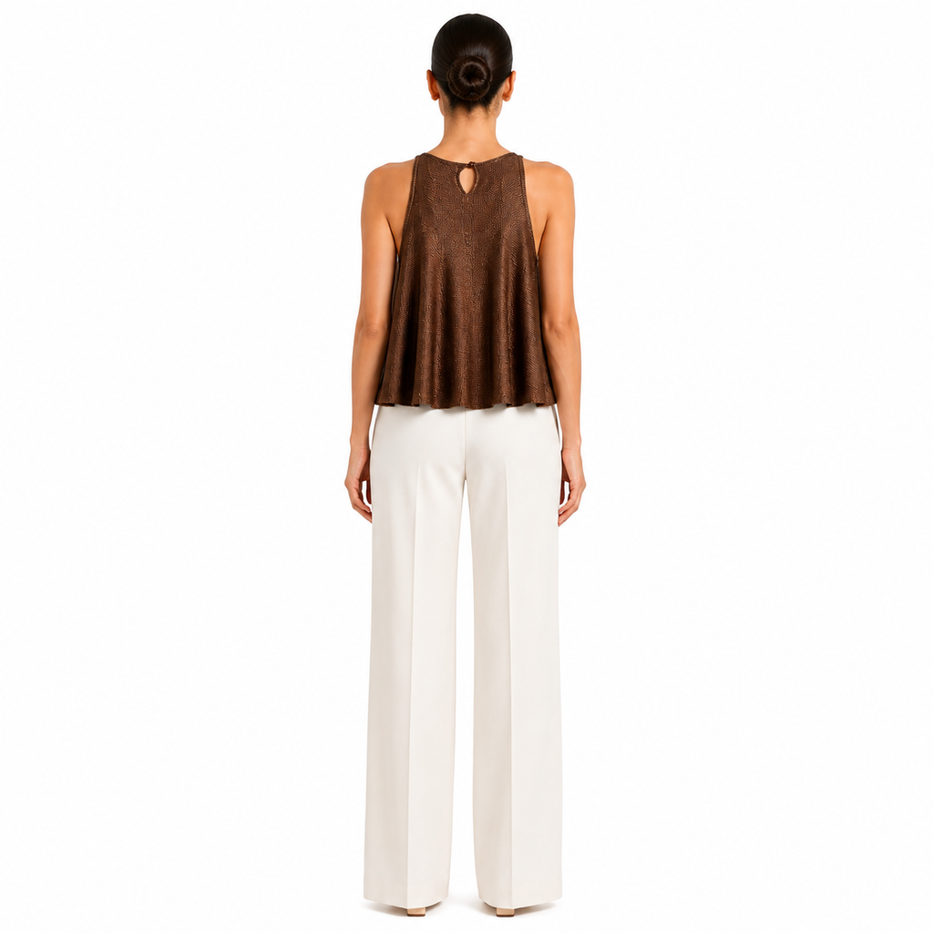 BLUSA CAPA HILO SEDA