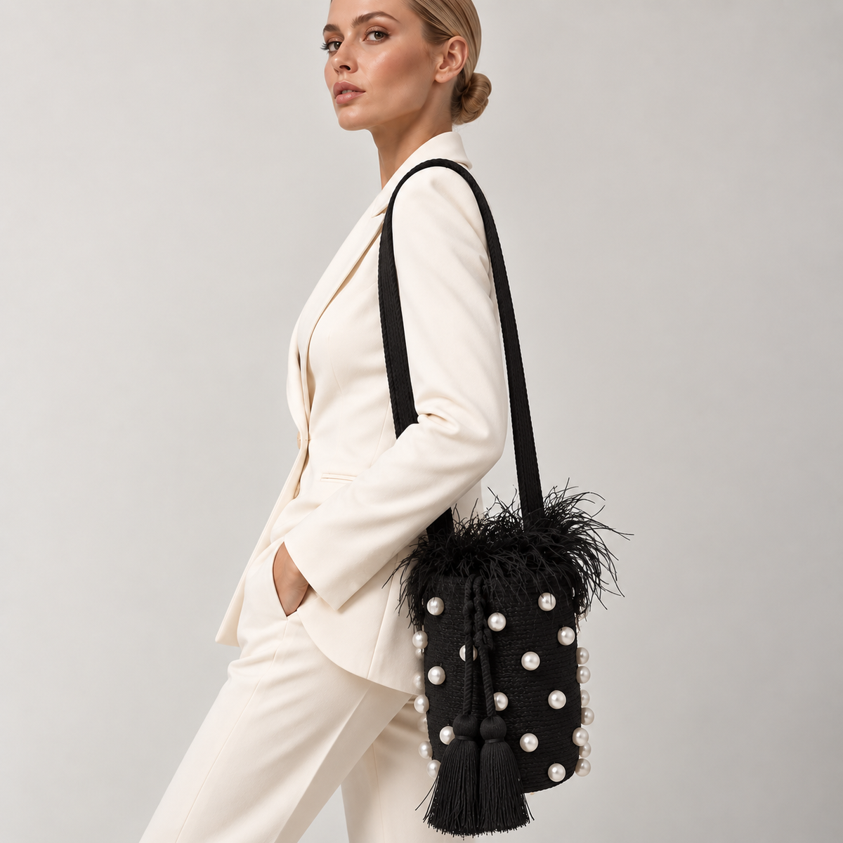 MOCHILA GRANDE PERLA